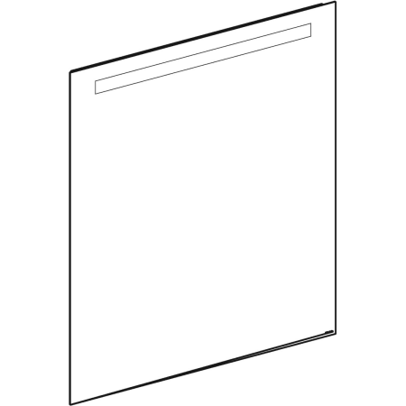 Geberit Spiegel „Option“ 80 × 90 cm, rechteckig Geberit Spiegel „Option“ 80 × 90 cm, rechteckig