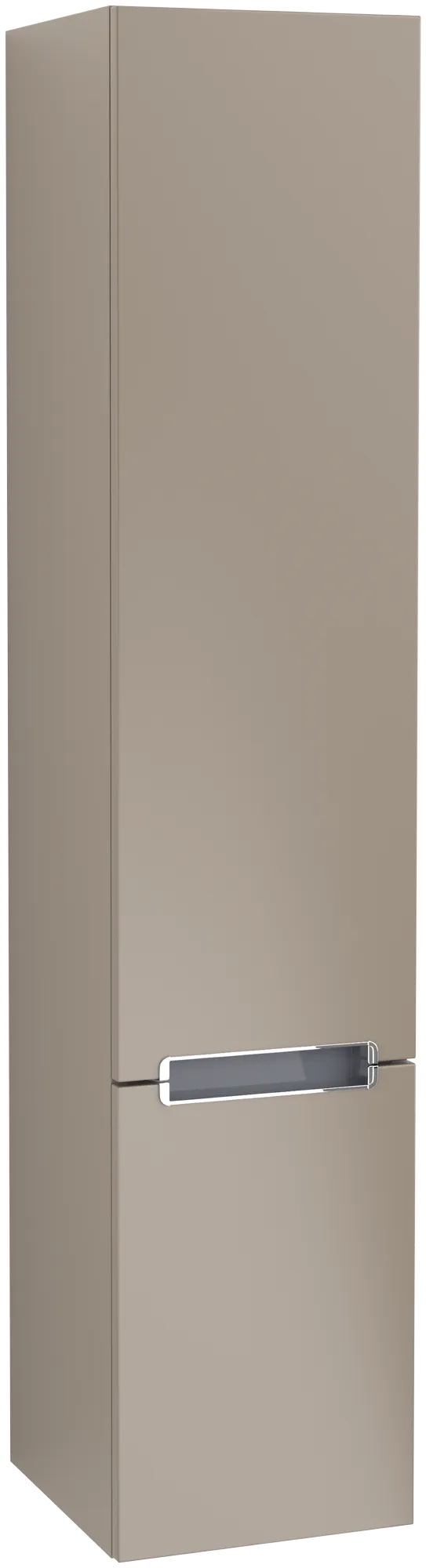 Villeroy & Boch Hochschrank „Subway 2.0“ 35 × 165 × 37 × 37 cm Truffle Grey, Anschlag links, ohne Beleuchtung