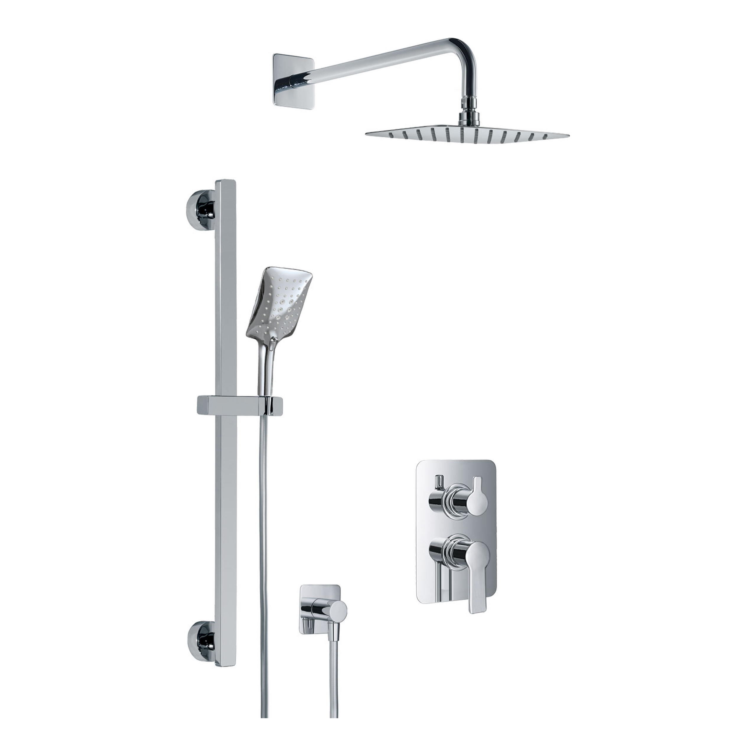 HSK Armatur „Shower-Set“ 2.25 Softcube in chrom
