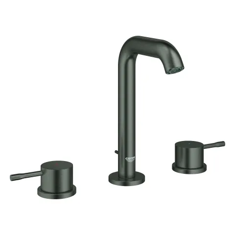 3-Loch-Waschtischbatterie Essence 20296_1, Zugstangen-Ablaufgarnitur 1 1/4'' 3-Loch-Waschtischbatterie Essence 20296_1, Zugstangen-Ablaufgarnitur 1 1/4''