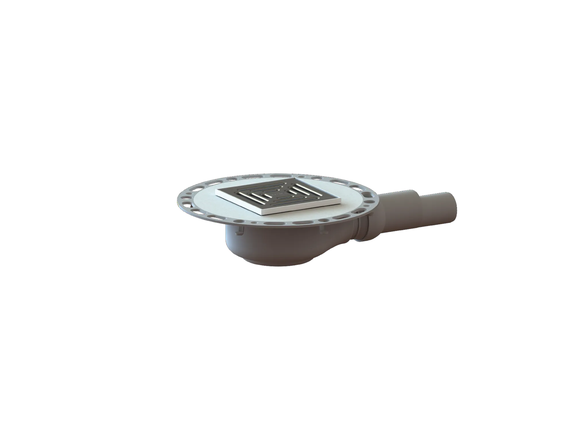 Bodenablauf TistoPlan K 12, DN 40/DN 50, 120 x 120 mm