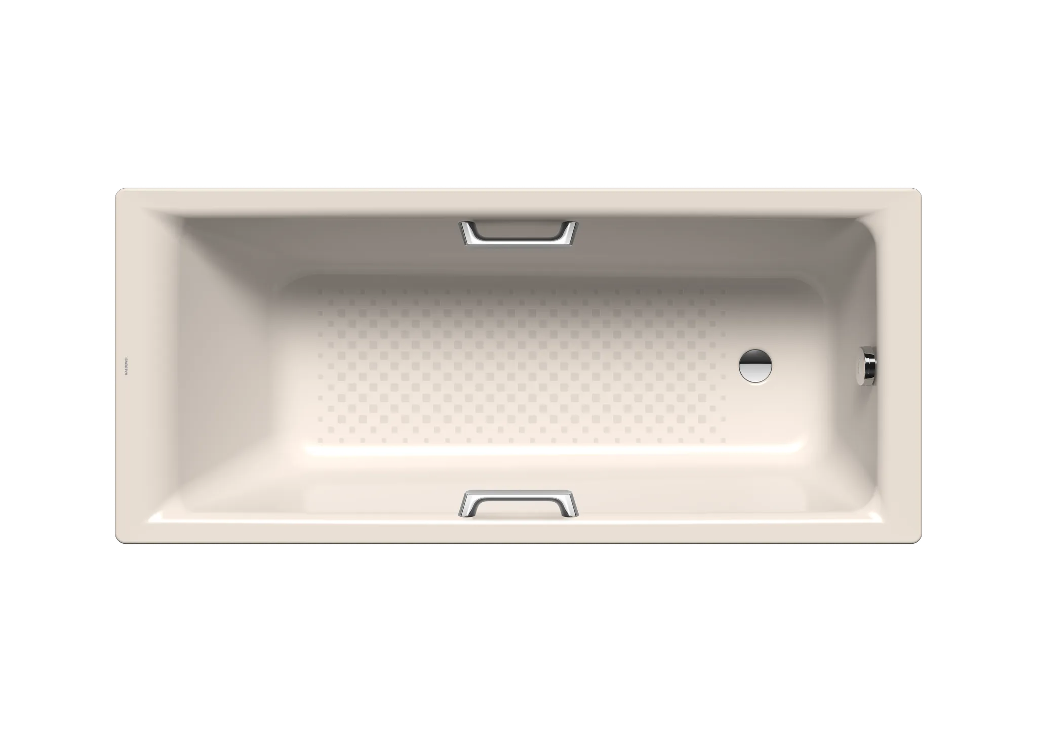 Kaldewei Badewanne „Puro“ Star rechteck 160 × 70 cm, mit Grifflochbohrungen mit Überlaufbohrung, in pergamon