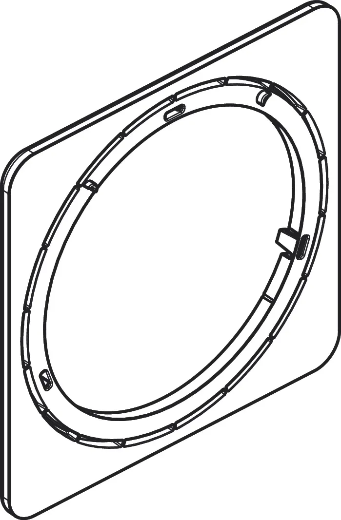 Adapter für Verlängerungsrosette E/Q