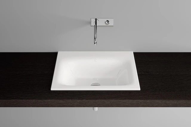 Einbauwaschtisch „BetteLux“, ohne Überlauf, ohne Hahnlochbohrung 60 × 49,5 cm in Pergamon Einbauwaschtisch „BetteLux“, ohne Überlauf, ohne Hahnlochbohrung 60 × 49,5 cm in Pergamon