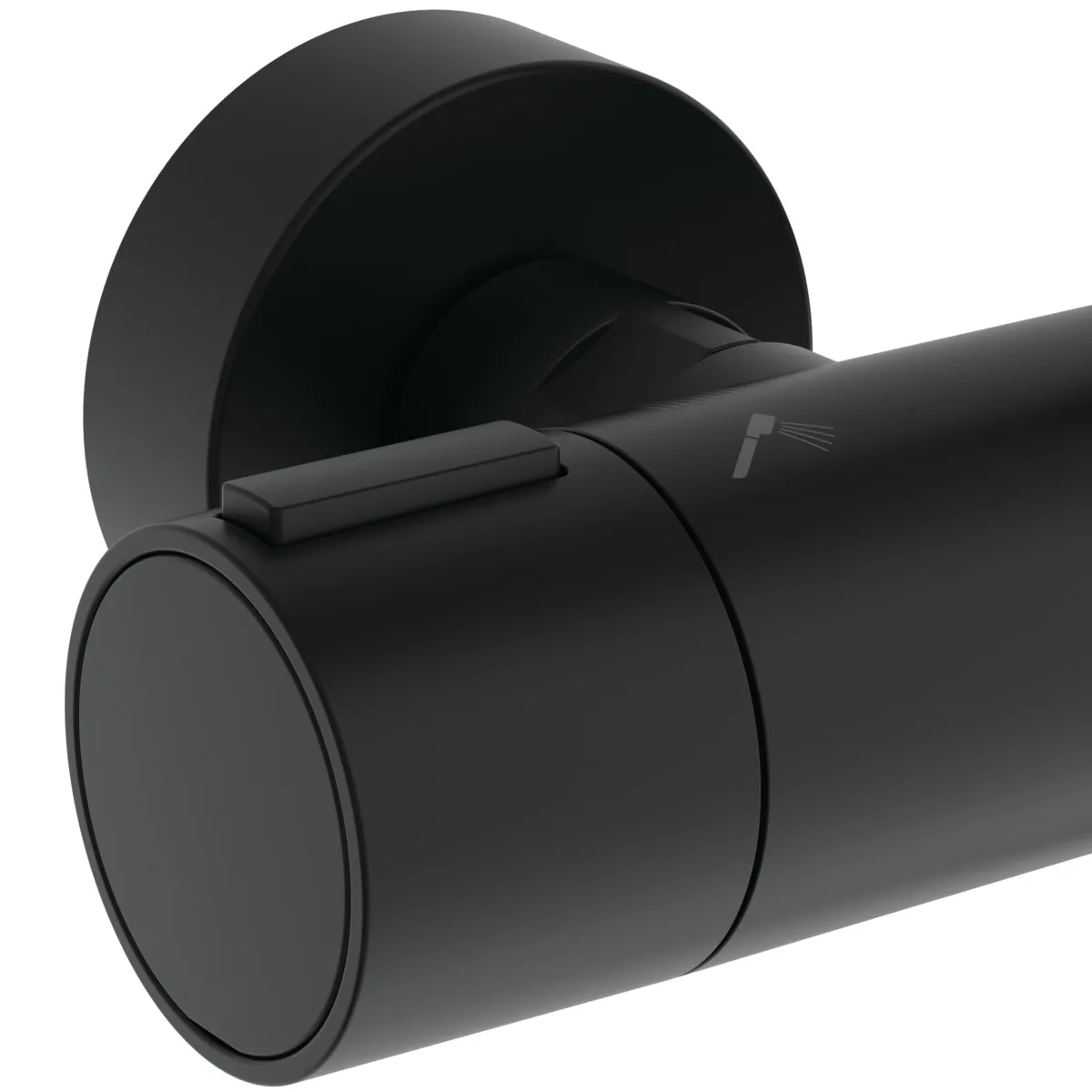 Ideal Standard Ceratherm Alu+ Duschsystem mit Thermostat Silk Black Ideal Standard Ceratherm Alu+ Duschsystem mit Thermostat Silk Black