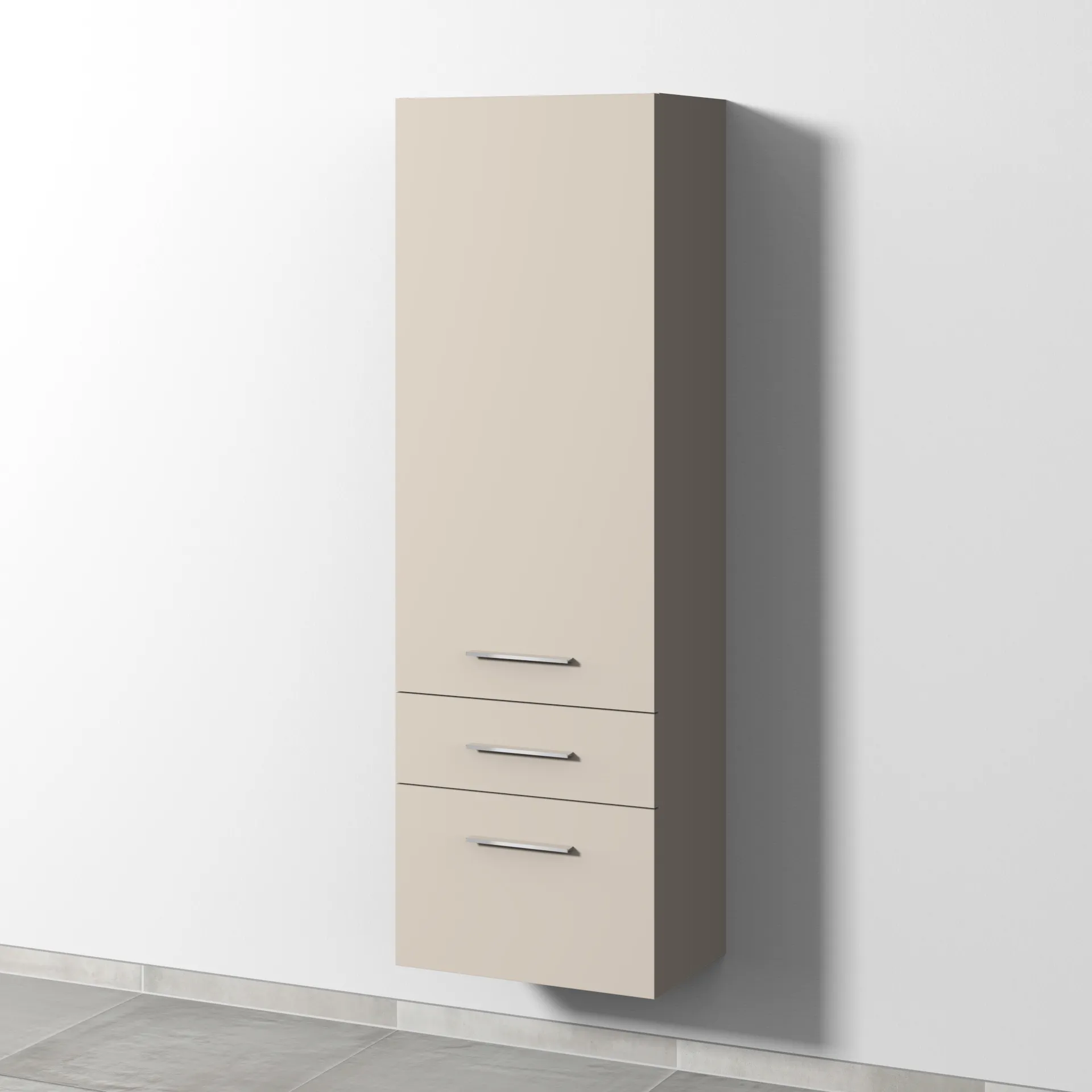 Sanipa Hochschrank „2morrow“ 525 × 1615 × 350 mm in Kaschmir (matt)