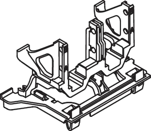 Hebelblock Spülkasten des Systems S 50, für Spülkasten der höhenverstellbaren WC-Module S50.02... Hebelblock Spülkasten des Systems S 50, für Spülkasten der höhenverstellbaren WC-Module S50.02...