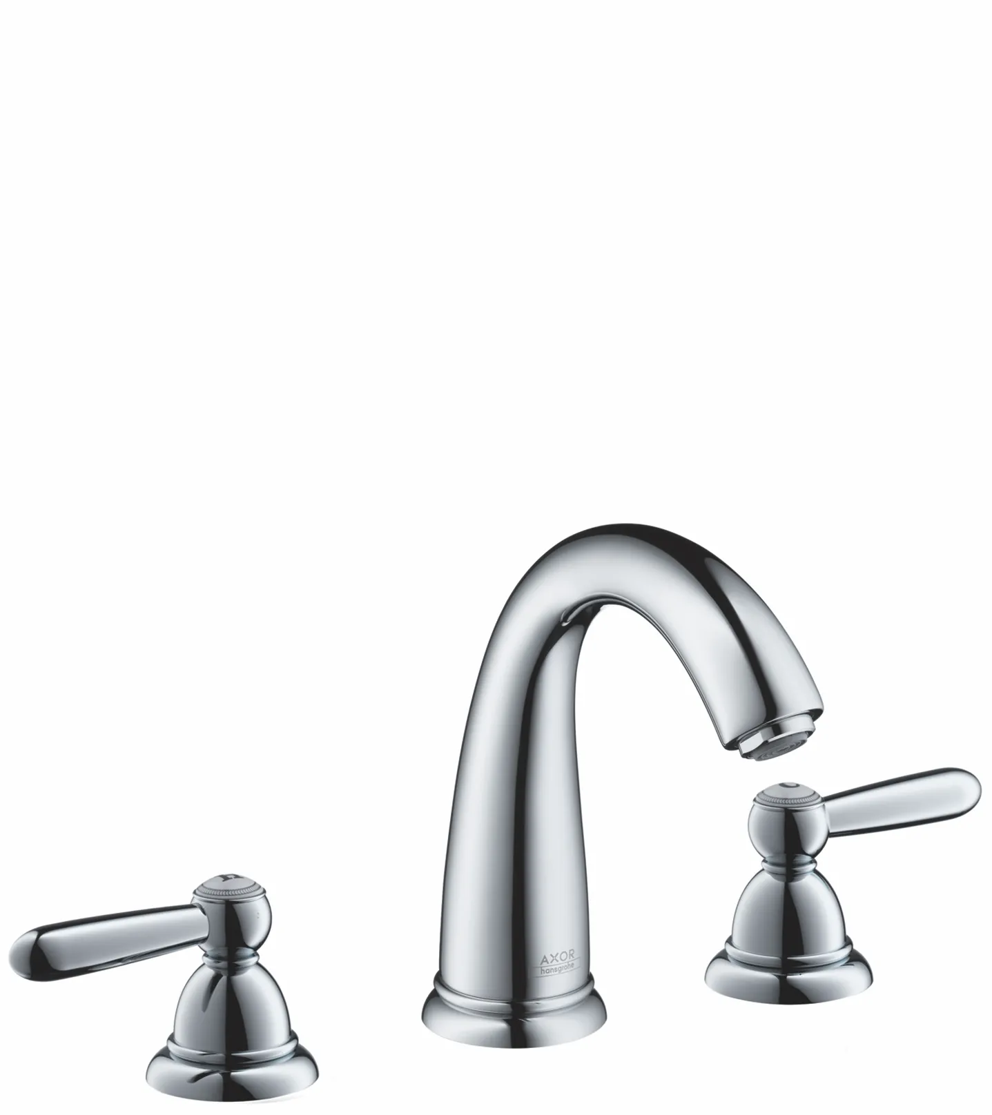 3-Loch Waschtischarmatur Axor Carlton chr./gold Hebelgr.hoher Auslauf 3-Loch Waschtischarmatur Axor Carlton chr./gold Hebelgr.hoher Auslauf