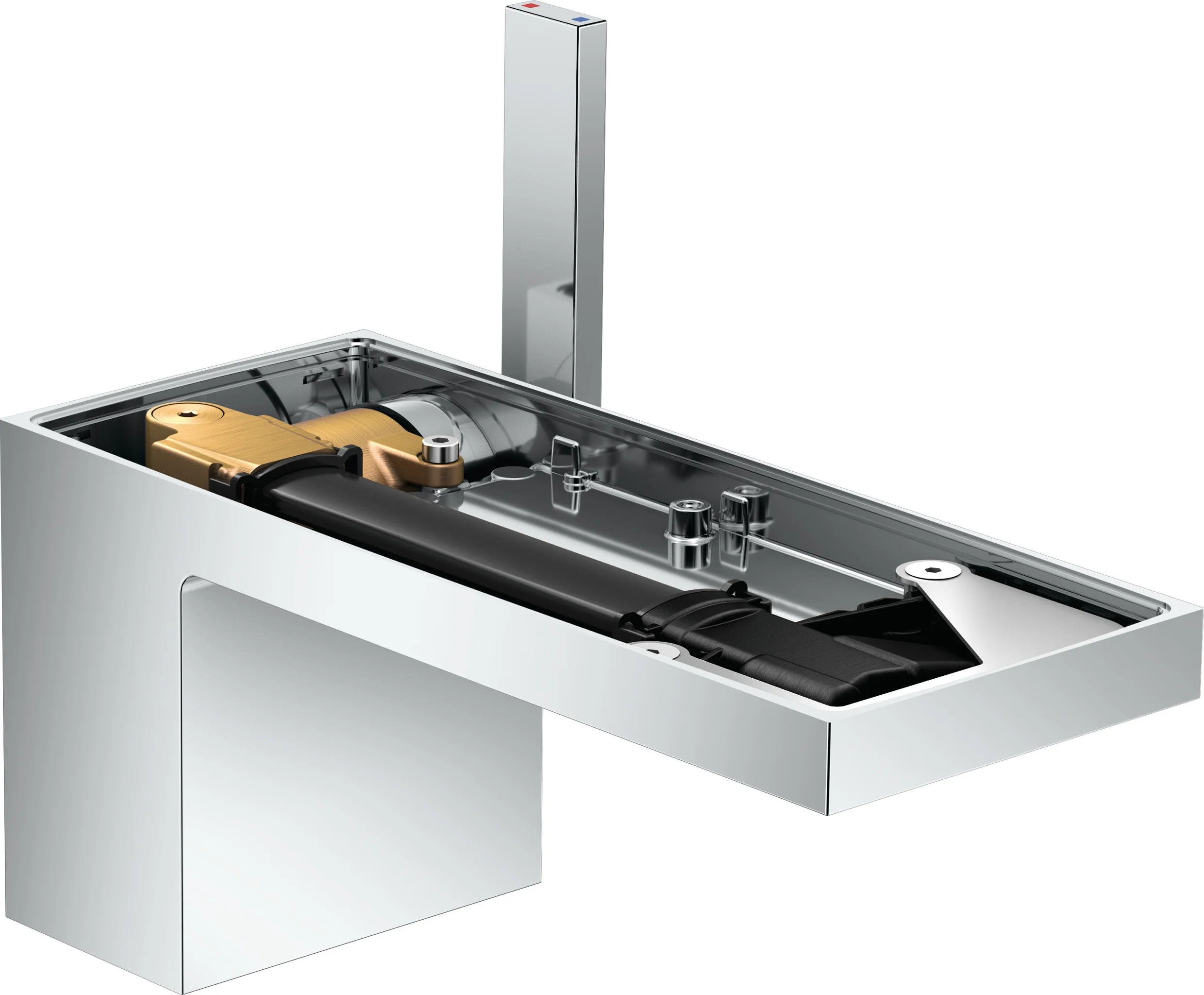 Hansgrohe AXOR MyEdition Einhebel-Waschtischmischer 70, Chrom, Ausladung 151 mm, Auslaufhöhe 70 mm, PowderRain Strahlart, max. Durchflussmenge 5 l/min Hansgrohe AXOR MyEdition Einhebel-Waschtischmischer 70, Chrom, Ausladung 151 mm, Auslaufhöhe 70 mm, PowderRain Strahlart, max. Durchflussmenge 5 l/min