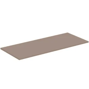 Waschtischplatte i.life B ohne Ausschnitt 1204x506x18mm Weiß matt