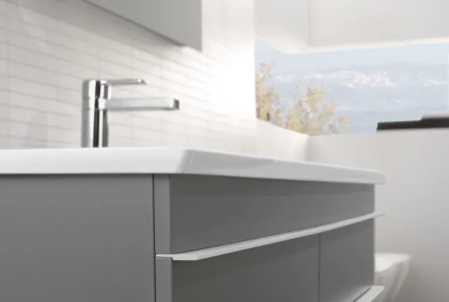 Villeroy & Boch Wandwaschtisch „Venticello“ 1200 × 500 × 175 mm, für Becken mittig, mit Hahnlochbohrung, Hahnlochposition mittig in Weiß Alpin Villeroy & Boch Wandwaschtisch „Venticello“ 1200 × 500 × 175 mm, für Becken mittig, mit Hahnlochbohrung, Hahnlochposition mittig in Weiß Alpin