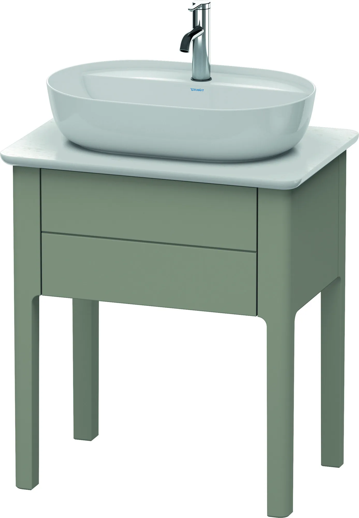Duravit Waschtischunterschrank bodenstehend „Luv“ 63,8 × 74,3 × 45 cm Steingrau Seidenmatt Becken: mittig / Front- & Korpusfarbe: Steingrau Seidenmatt / Größe: 63,8 × 45 × 74,3 cm / Schubladen: 1 Duravit Waschtischunterschrank bodenstehend „Luv“ 63,8 × 74,3 × 45 cm Steingrau Seidenmatt Becken: mittig / Front- & Korpusfarbe: Steingrau Seidenmatt / Größe: 63,8 × 45 × 74,3 cm / Schubladen: 1