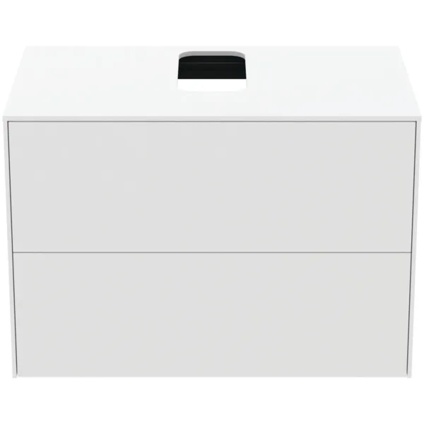 Ideal Standard Waschtischunterschrank „Conca“ 80,2 × 55 × 50,5 cm Weiß matt lackiert Ideal Standard Waschtischunterschrank „Conca“ 80,2 × 55 × 50,5 cm Weiß matt lackiert