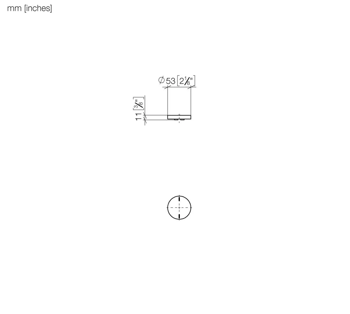 Griffeinsatz warm & kalt CYO Chrom 11188811 Griffeinsatz warm & kalt CYO Chrom 11188811