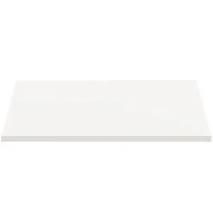 Waschtischplatte i.life B ohne Ausschnitt 602x506x18mm Weiß matt