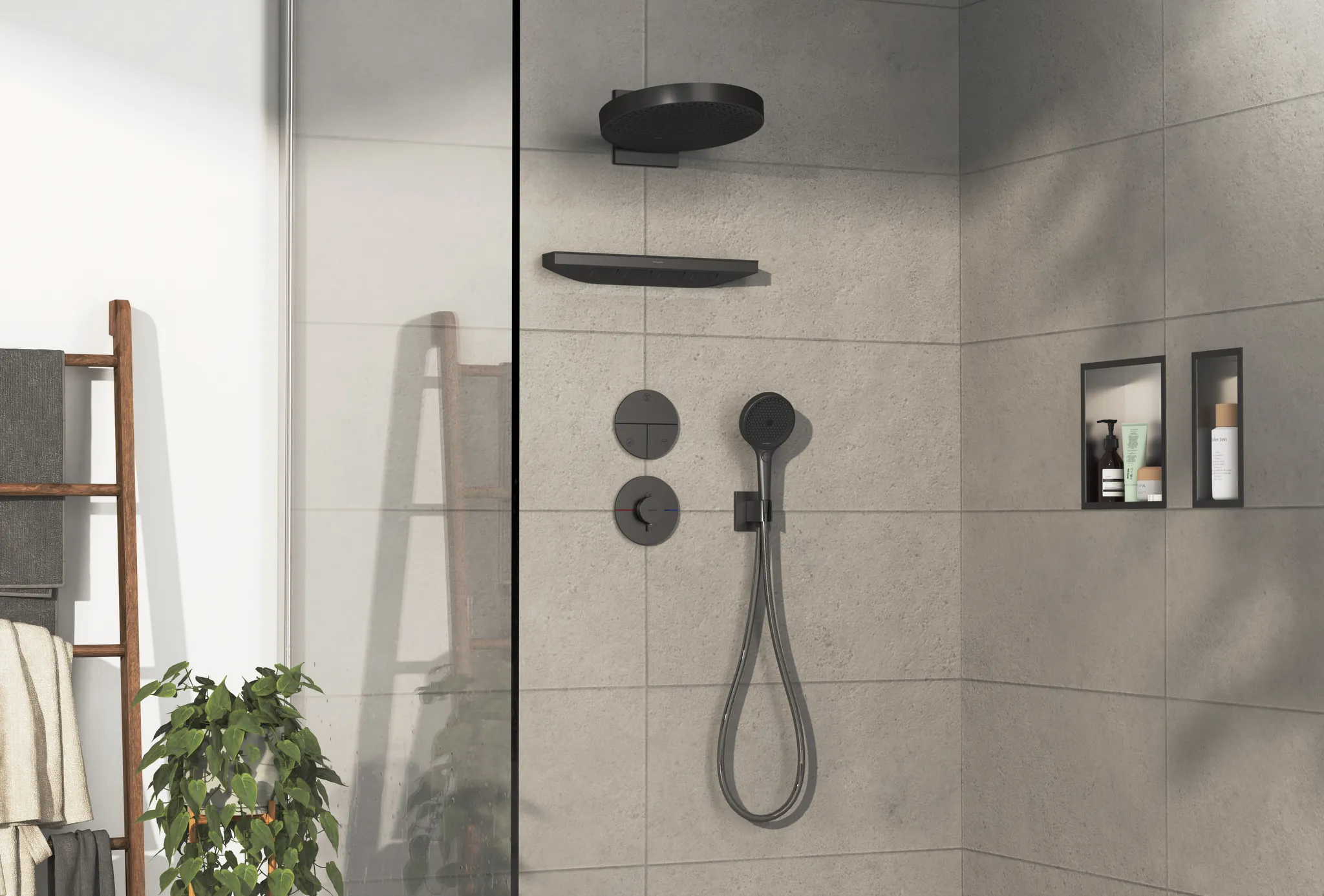 ShowerSelect Comfort S Ventil Unterputz für 3 Verbraucher Chrom ShowerSelect Comfort S Ventil Unterputz für 3 Verbraucher Chrom