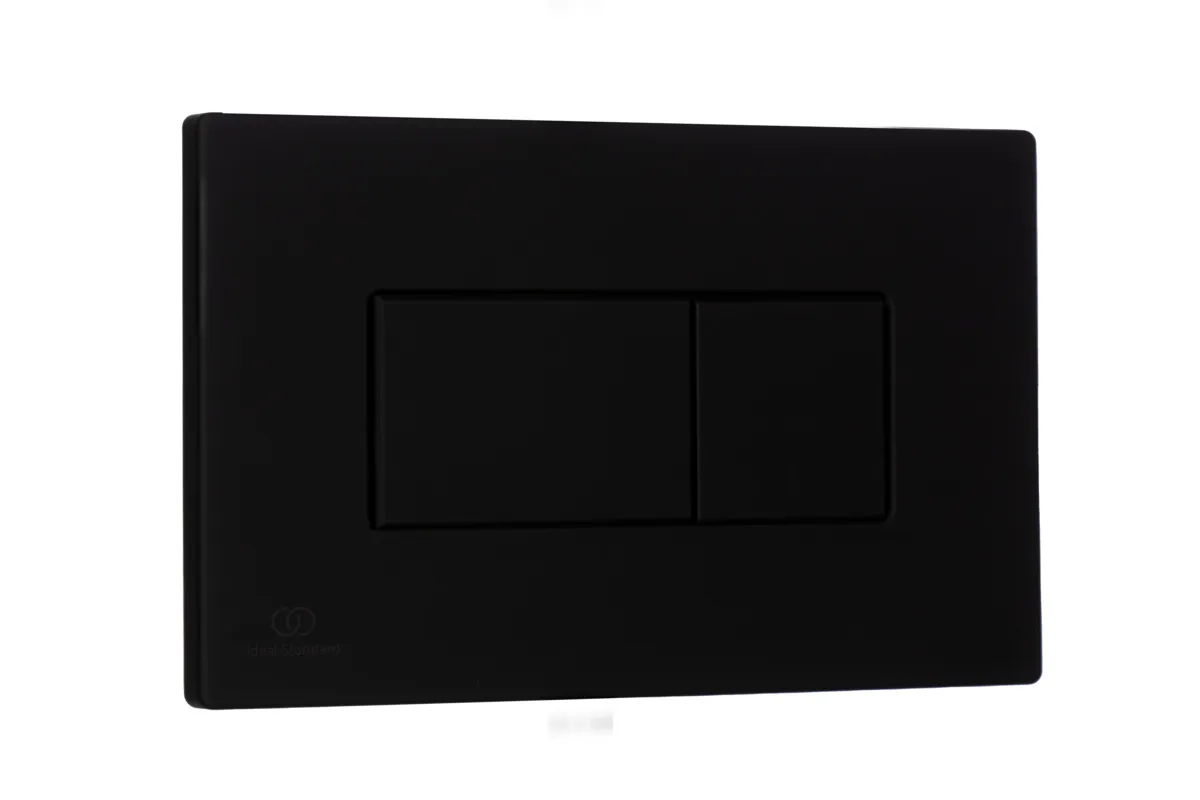 Betätigungsplatte P2 Solea, pneumatische Auslösung, Schwarz Betätigungsplatte P2 Solea, pneumatische Auslösung, Schwarz