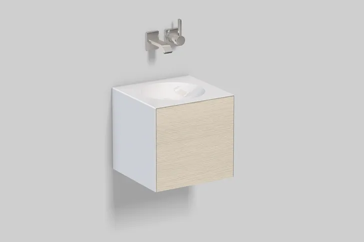Alape Waschplatz „FO-Serie“ 381 × 361 mm, ohne Hahnlochbohrung, mittig Alape Waschplatz „FO-Serie“ 381 × 361 mm, ohne Hahnlochbohrung, mittig