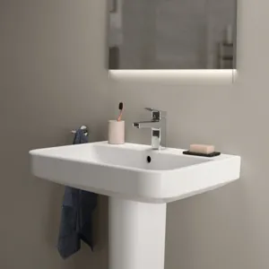 Waschbecken „i.lifeB“ 65 × 48 × 18 cm, Hahnlochposition mittig