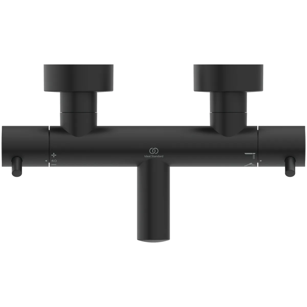 Ideal Standard Ceratherm T125 Badethermostat Aufputz Silk Black Ideal Standard Ceratherm T125 Badethermostat Aufputz Silk Black