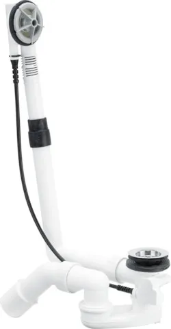 Viega Ab- und Überlaufgarnitur Modell 6162.1 „Multiplex“ für Standardwannen (Ablauf am Fußende)