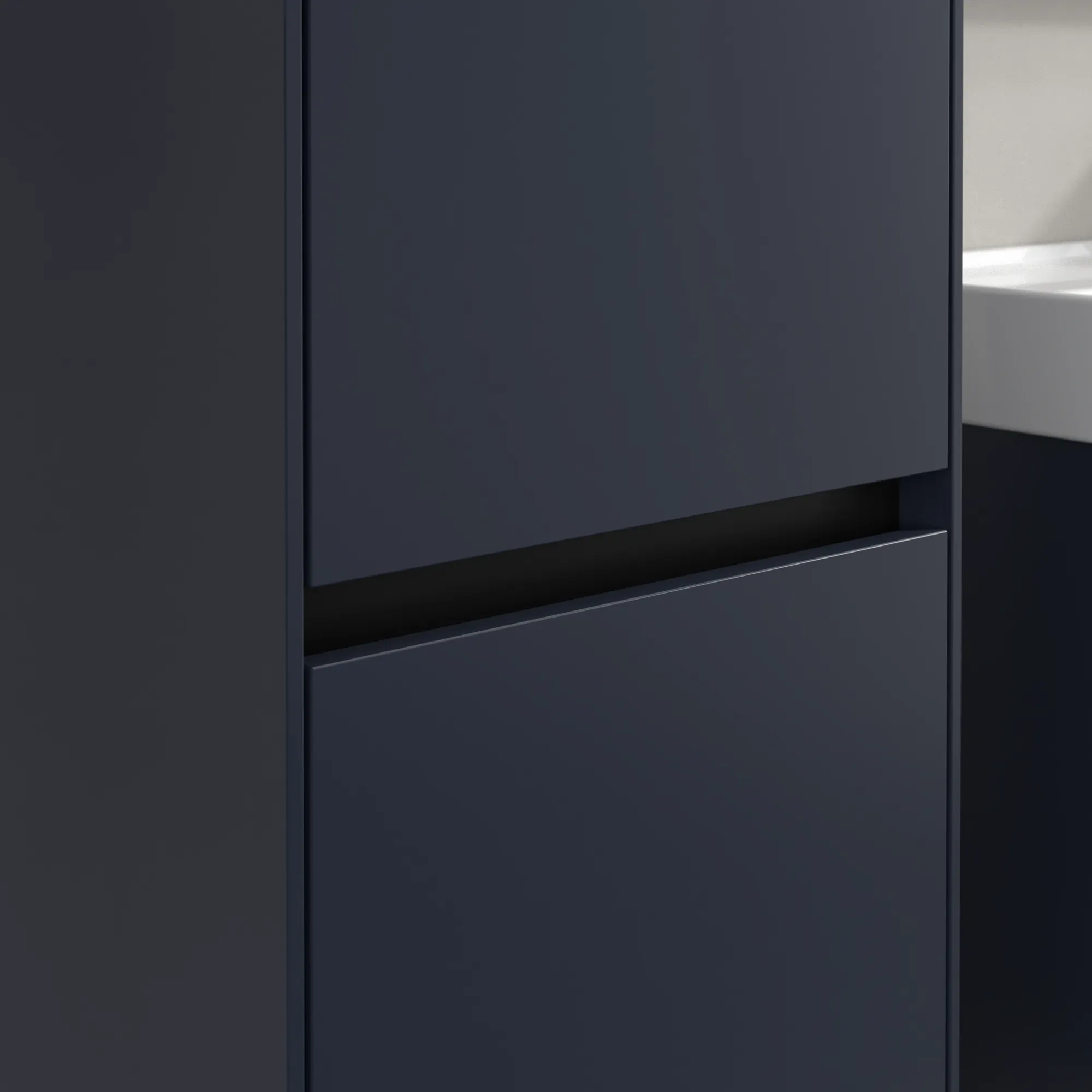 Villeroy & Boch Hochschrank „Collaro“ 40,4 × 153,8 × 34,9 cm ohne Beleuchtung, Anschlag links, 2 Türen