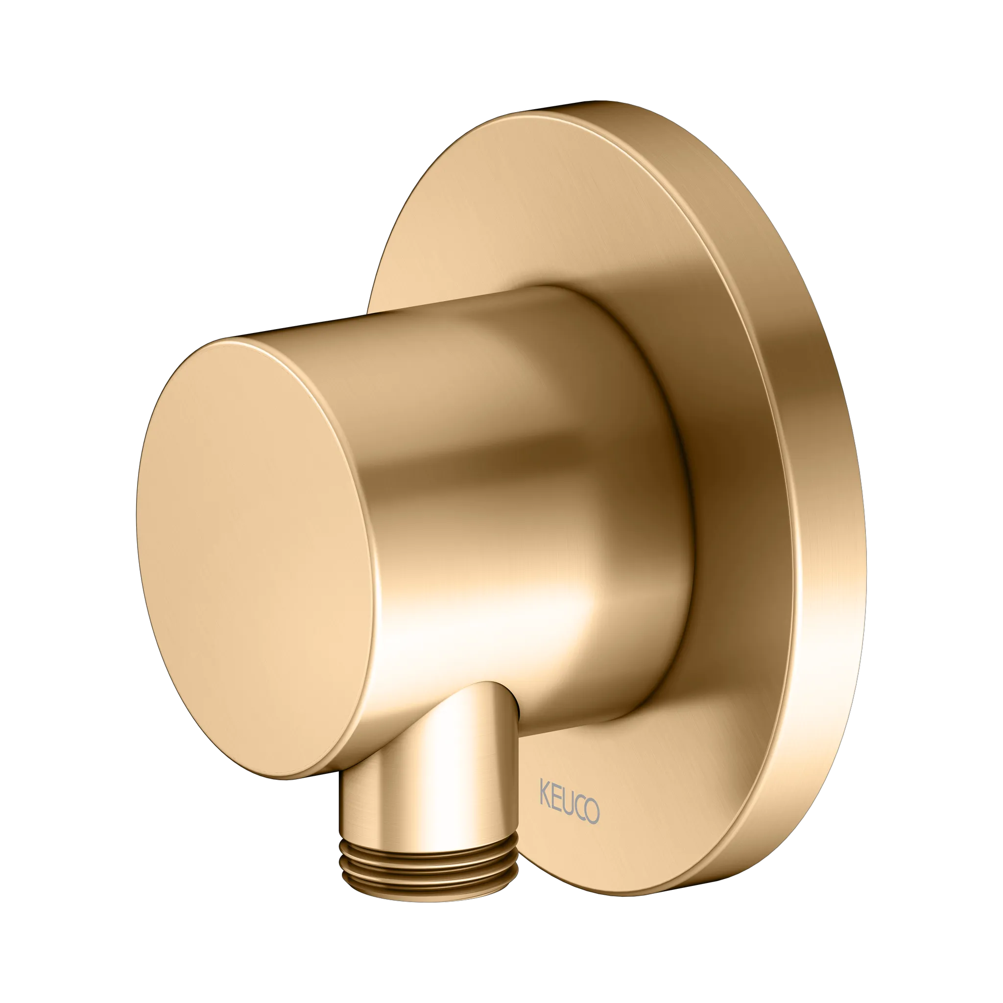 IXMO Schlauchanschluß DN15 rund Messing gebürstet IXMO Schlauchanschluß DN15 rund Messing gebürstet