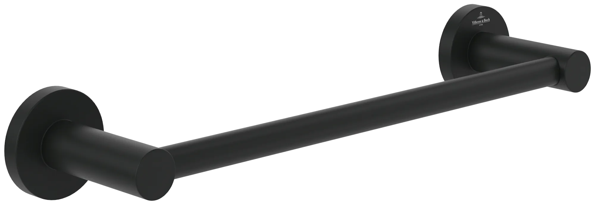 Villeroy & Boch Handtuchhalter „Elements-Tender“, Befestigung verdeckt, 1-armig in Matt Black Villeroy & Boch Handtuchhalter „Elements-Tender“, Befestigung verdeckt, 1-armig in Matt Black