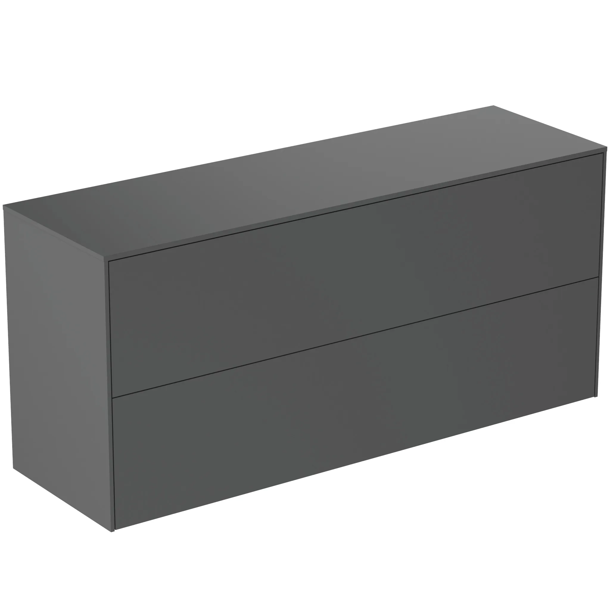 Ideal Standard Waschtischunterschrank „Conca“ 120,2 × 55 × 37,3 cm Anthrazit matt lackiert