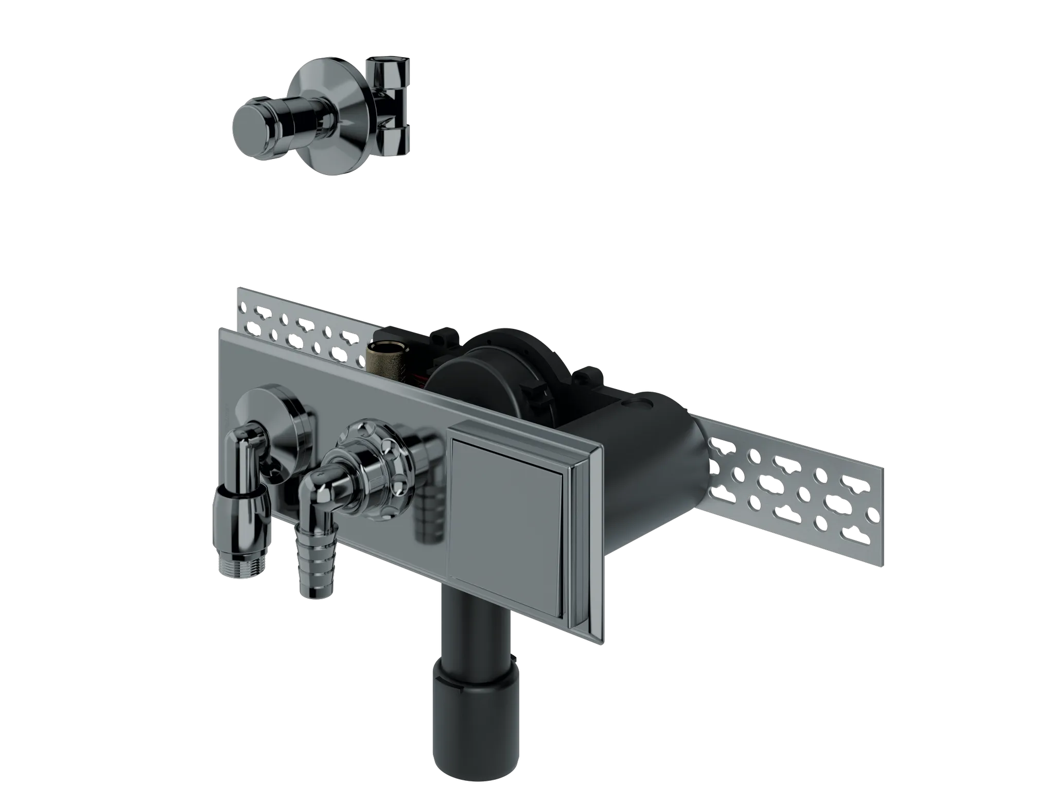Wandeinbau-Waschgeräte-Siphon 405 E, DN 40/DN 50