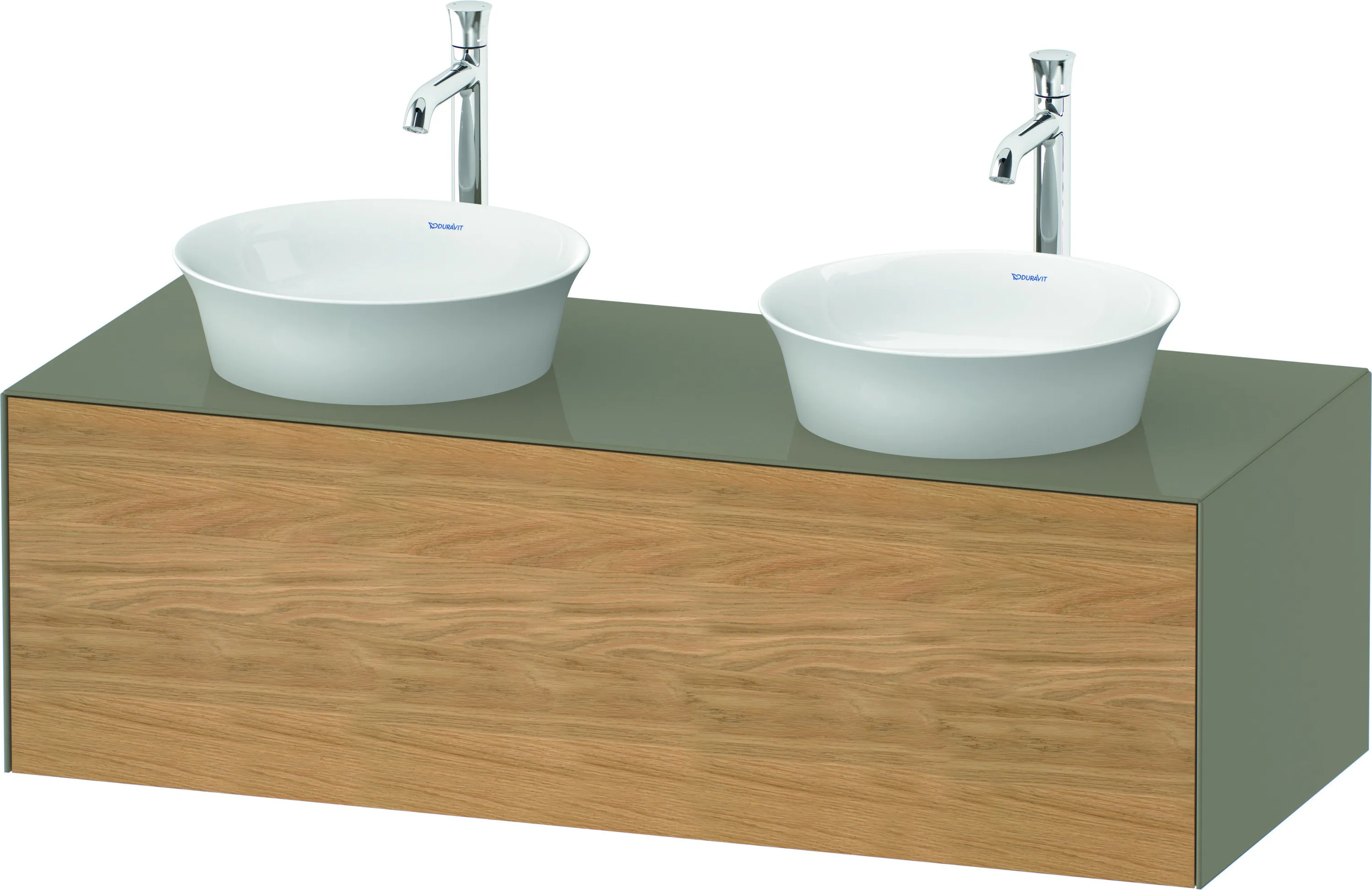 Duravit Waschtischunterschrank wandhängend „White Tulip“ 130 × 40,8 × 55 cm