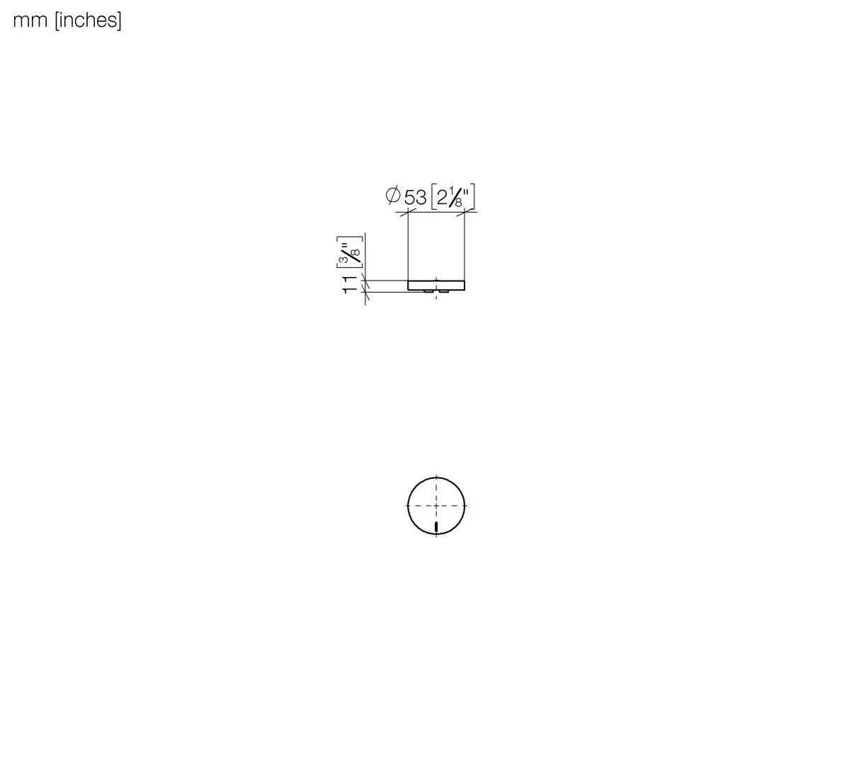 Griffeinsatz kalt CYO Chrom 11184811 Griffeinsatz kalt CYO Chrom 11184811