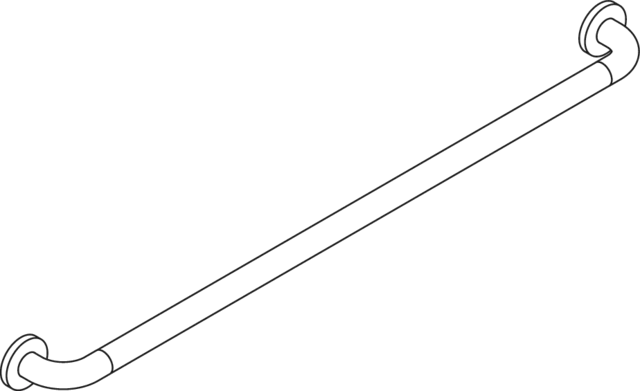 HEWI Handtuchhalter „Serie 477“ 107 × 3,3 × 9 cm in Anthrazitgrau HEWI Handtuchhalter „Serie 477“ 107 × 3,3 × 9 cm in Anthrazitgrau