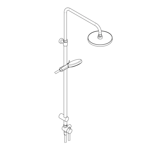 DIVE Dual Shower System Dive X 3S chrom DIVE Dual Shower System Dive X 3S chrom