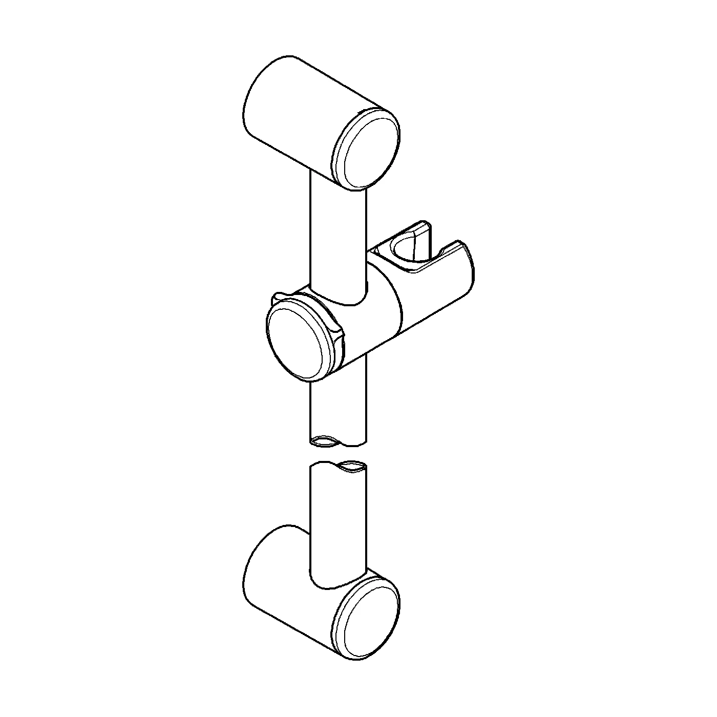 Brausestange Relexa 28620, 600 mm, chrom