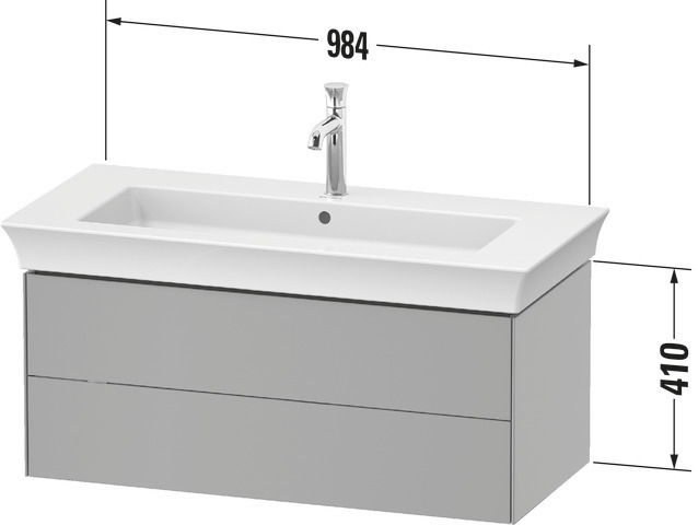Duravit Waschtischunterschrank „White Tulip“ in, mit Beleuchtung Duravit Waschtischunterschrank „White Tulip“ in, mit Beleuchtung