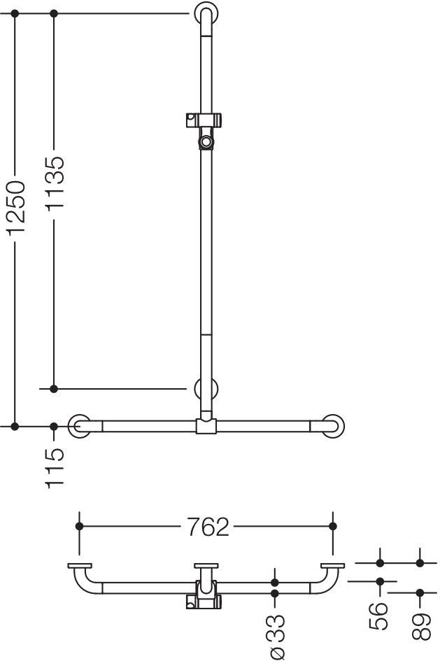 HEWI Haltegriff „Serie 801“