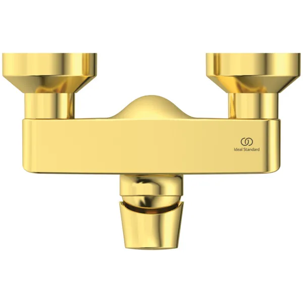 Brausearmatur Aufputz Connect Air, Ausladung 41mm, Brushed Gold Brausearmatur Aufputz Connect Air, Ausladung 41mm, Brushed Gold
