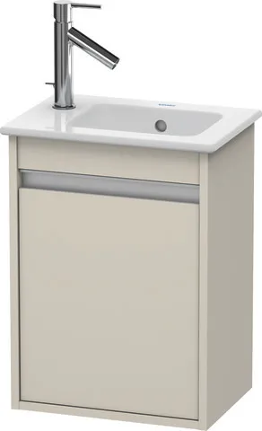 Duravit Waschtischunterschrank wandhängend „Ketho“ 40 × 55 × 28,5 cm in Taupe Matt