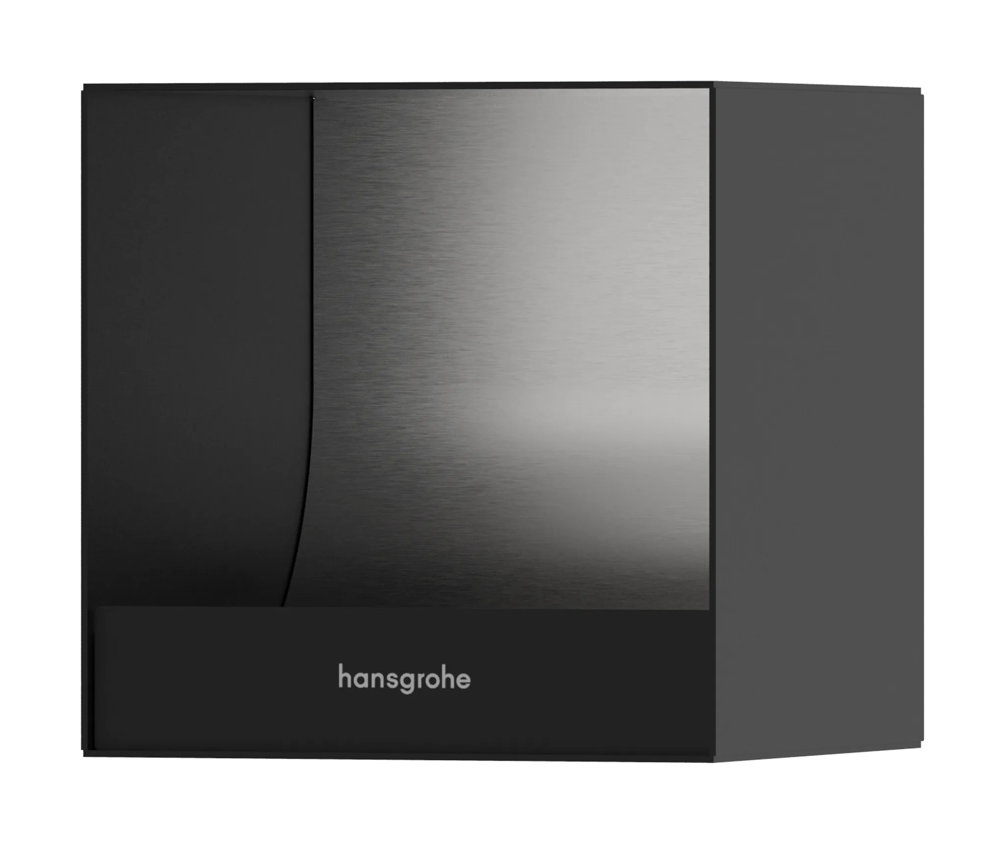 Hansgrohe XtraStoris Original Einbau Toilettenpapierhalter 150⁄150⁄140, Mattschwarz Hansgrohe XtraStoris Original Einbau Toilettenpapierhalter 150⁄150⁄140, Mattschwarz