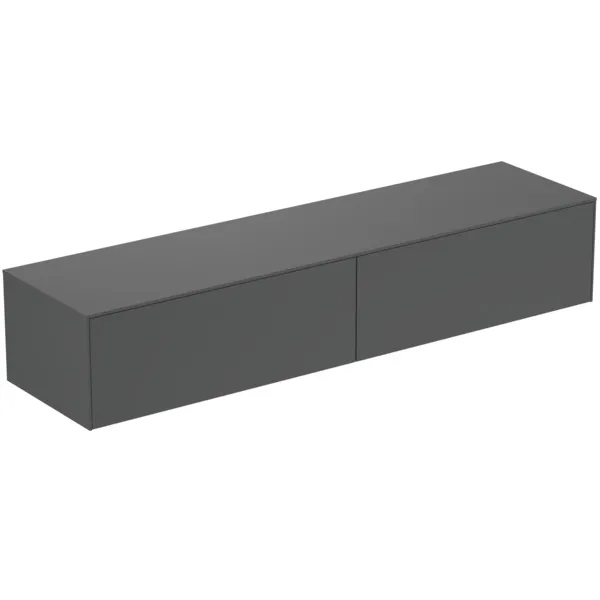 Ideal Standard Waschtischunterschrank Conca, 2 Auszüge, anthrazit Ideal Standard Waschtischunterschrank Conca, 2 Auszüge, anthrazit