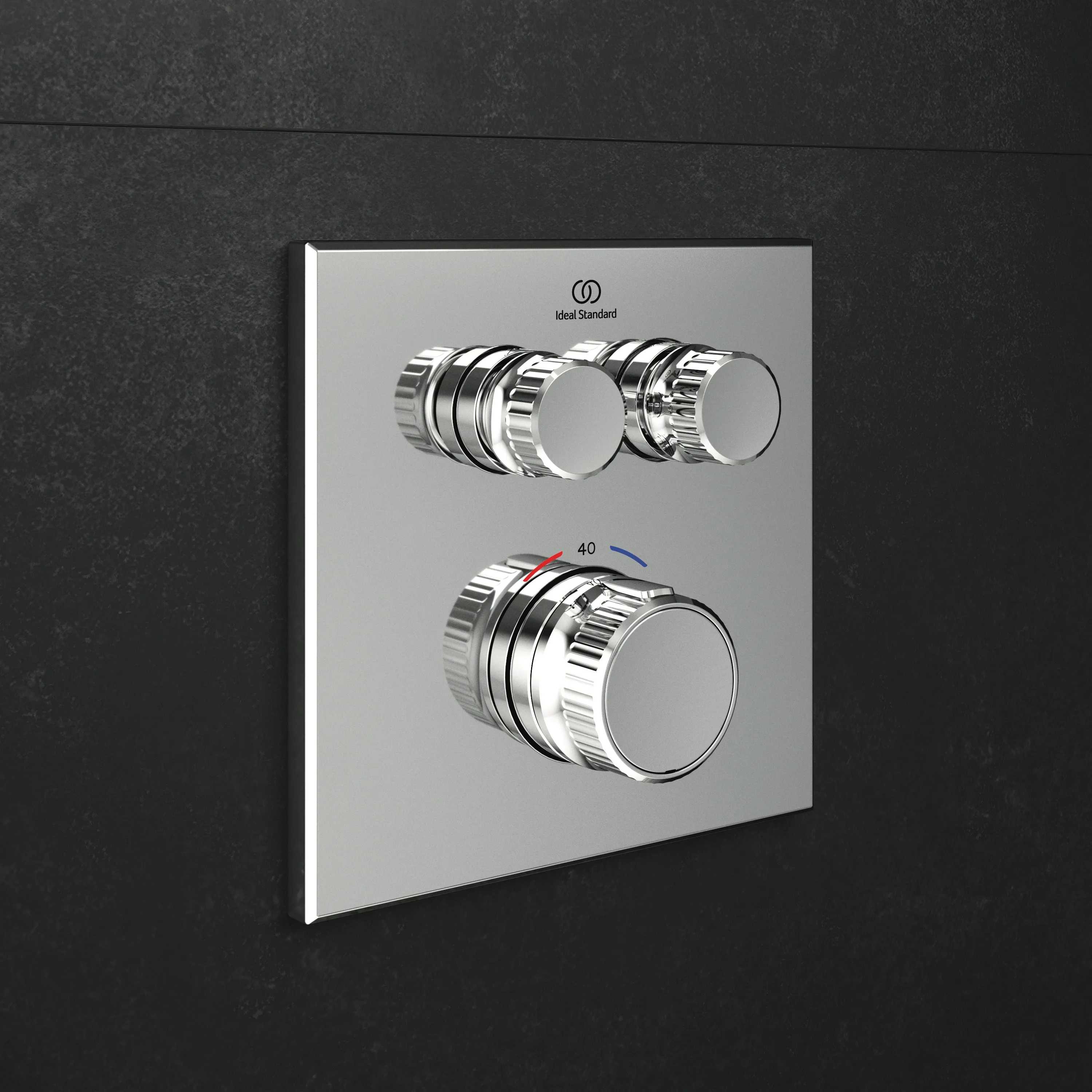 Ideal Standard Ceratherm Navigo Brausethermostat Unterputz A7302AA Ideal Standard Ceratherm Navigo Brausethermostat Unterputz A7302AA