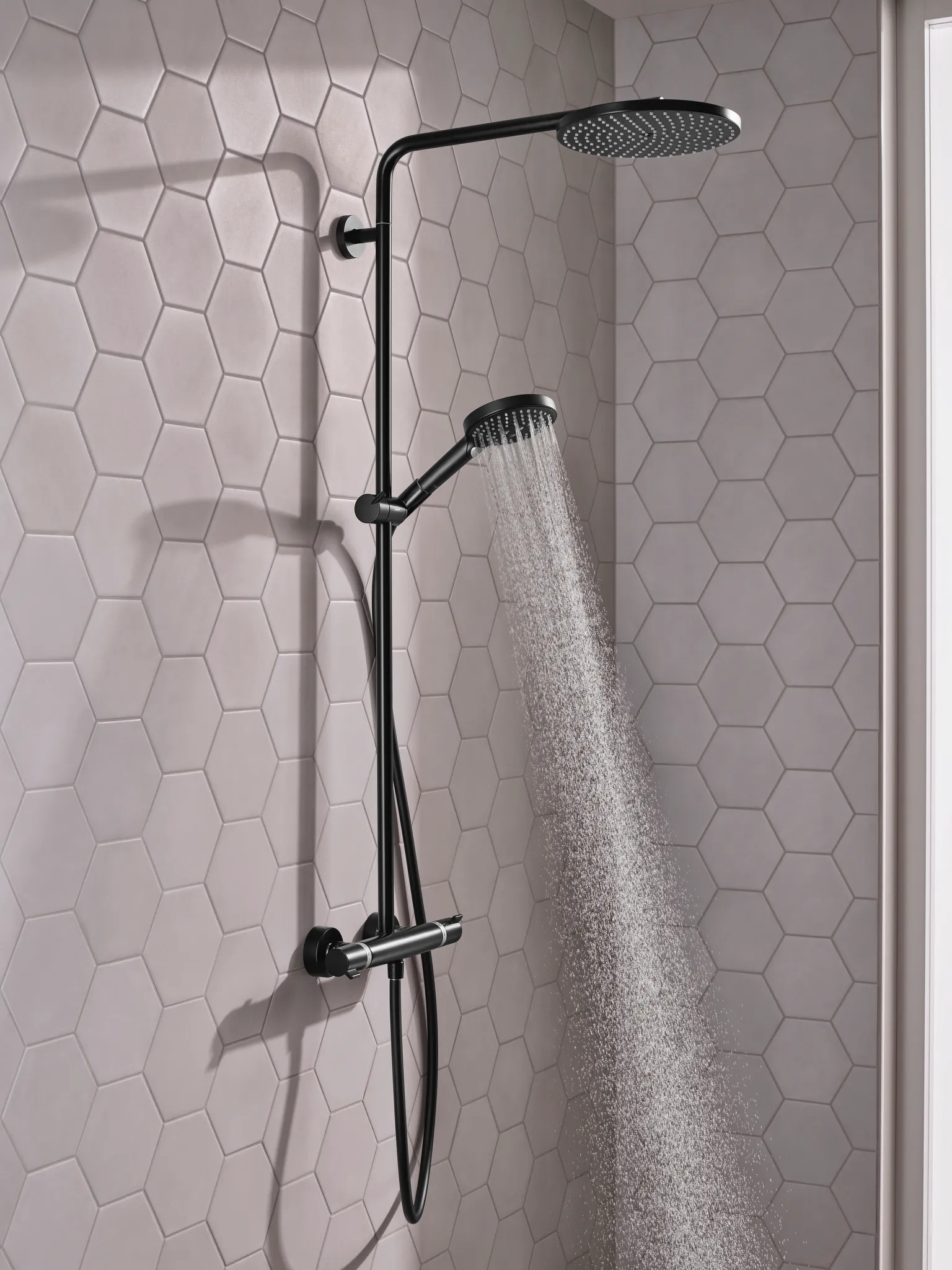 Showerpipe Raindance Select S 240 1jet PowderRain chrom Showerpipe Raindance Select S 240 1jet PowderRain chrom