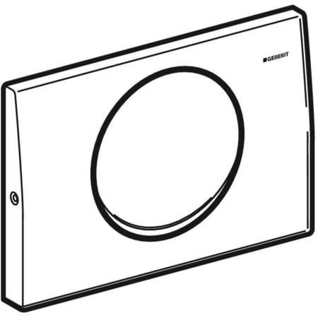 Delta10 Betätigungsplatte für Spül-Stopp-Spülung, verschraubbar Delta10 Betätigungsplatte für Spül-Stopp-Spülung, verschraubbar