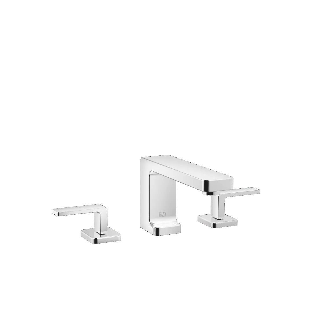 Waschtisch-Dreilochbatterie mit Ablaufgarnitur LULU Chrom 20713710 Waschtisch-Dreilochbatterie mit Ablaufgarnitur LULU Chrom 20713710