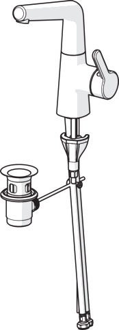 Einhand-Waschtischarmatur „Designo Style“ Ausladung 151 mm in Chrom Einhand-Waschtischarmatur „Designo Style“ Ausladung 151 mm in Chrom