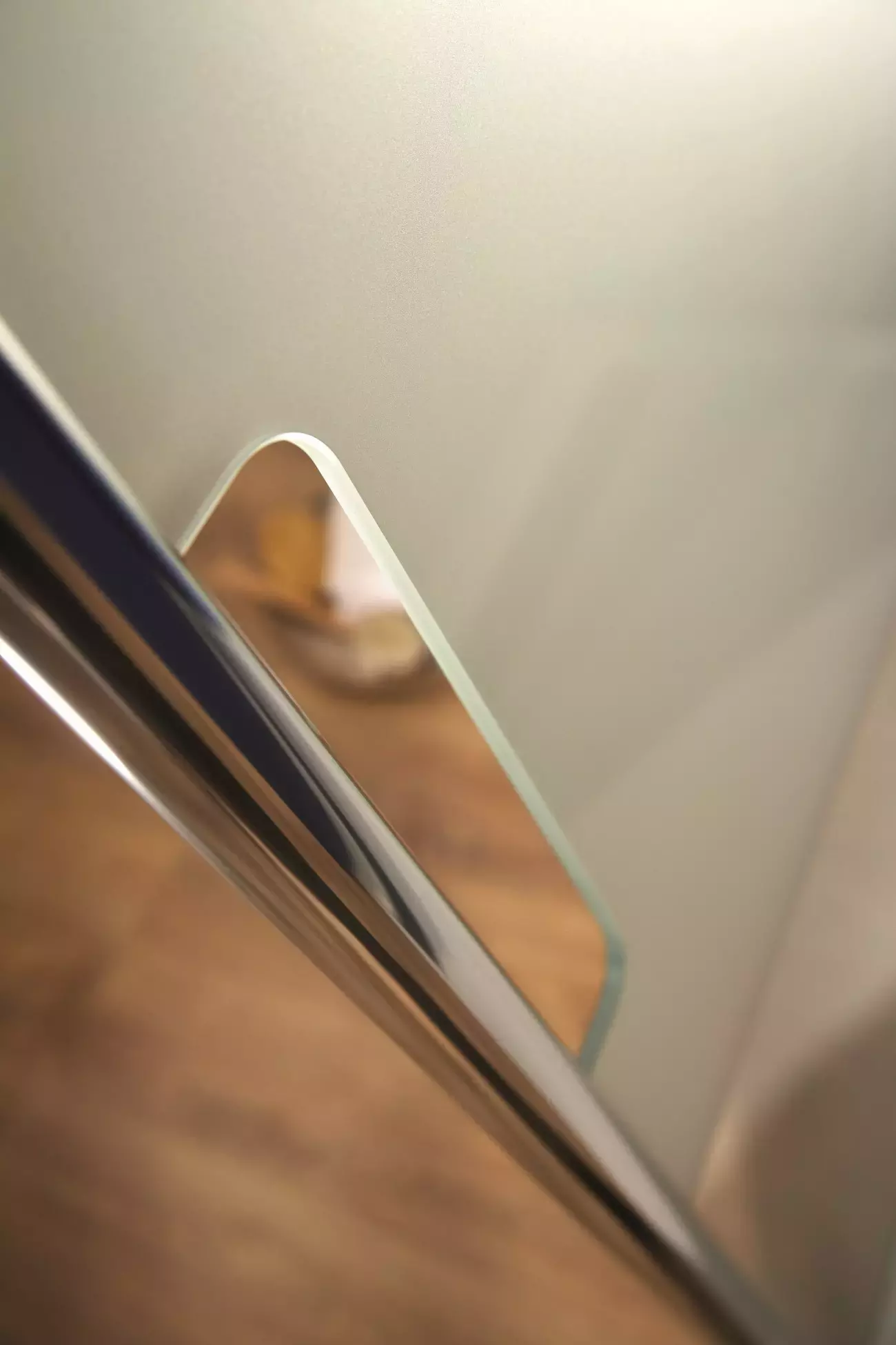 HSK Walk-In-Duschkabine Frontelement „Easy“ Glas Grau, Profile Pergamon, B: 1200 mm H: 2000 mm