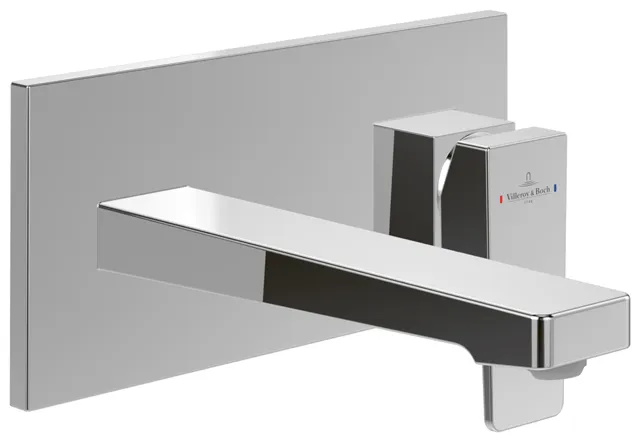 Einhand-Unterputz-Armatur „Architectura Square“ 22,4 cm in Chrom