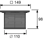 drainpoint S Rostrahmen Edelstahl, 150 mm, inkl. Designrost drainpoint S Rostrahmen Edelstahl, 150 mm, inkl. Designrost