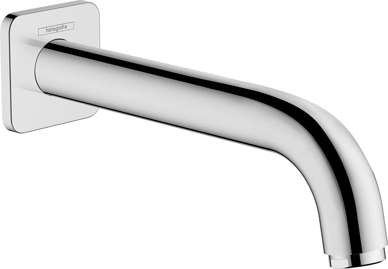 Hansgrohe Vernis Shape Wanneneinlauf Chrom, Ausladung 204 mm, Wandmontage, max. Durchfluss 21,7 l/min bei 3 bar, Anschluss G 1/2, Normalstrahl Hansgrohe Vernis Shape Wanneneinlauf Chrom, Ausladung 204 mm, Wandmontage, max. Durchfluss 21,7 l/min bei 3 bar, Anschluss G 1/2, Normalstrahl